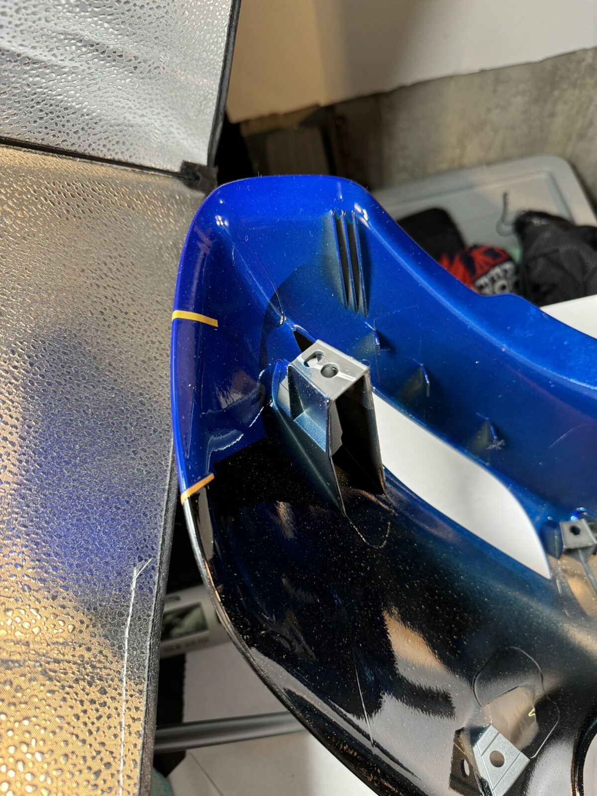 Indian Roadmaster Front Fairing Cover Blue Candy With Black Crystal 5439882-1674