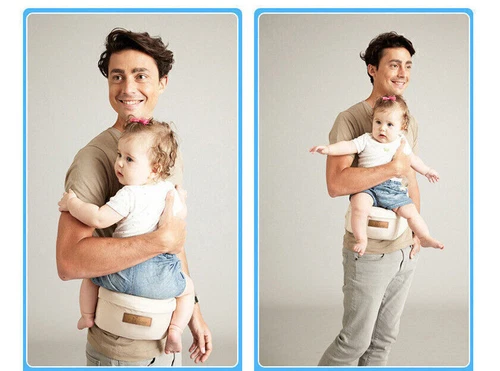 NEU Baby Hüftsitz Kindertrage Versterllbarem Hüftgurt Babytrage für 3-24 Monate - Bild 4 von 16