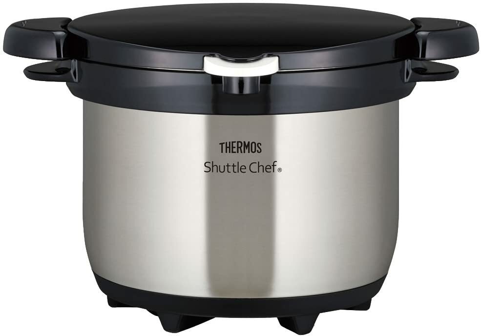 THERMOS Vacuum Thermal Cooker Shuttle Chef 3.0L Clear Stainless