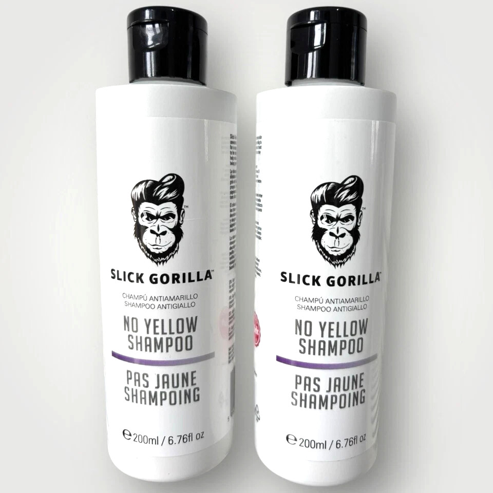 2 x Slick Gorilla No Yellow Shampoo 200ml