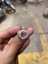 8x10 MM Oval Shape Semi Mount Ring Prong Setting Blank Ring 925 Sterling Silver