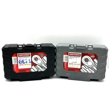 Craftsman 34553 & 34554 10pc 3/8in Socket Wrench Sets - Metric & SAE