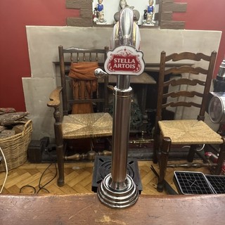 RARE ‘STELLA ARTOIS’ Light Up Beer Tap font pump