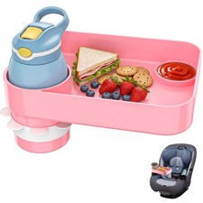 Kids Toddler Car Seat Stroller Travel Tray w/ Cup Holder Snack Organizer