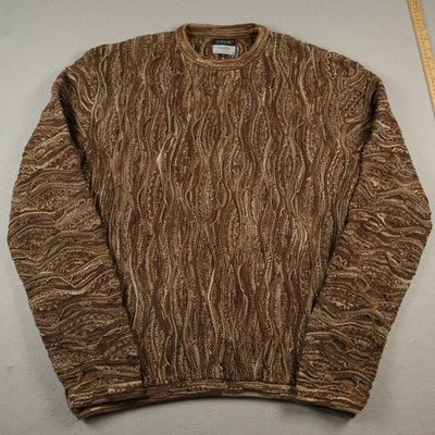 COOGI 3Dニット 2XL Vintage Coogi Basics 3D Knit Sweater Men's Size 2XL Biggie