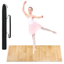 Portable Dance Floor Smooth Ballet Floor Vinyl Dance Mat for Home Stage Studi...