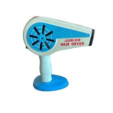 Vintage 1950s Tin Toy Japan Exelo Collectible Junior Hair Dryer by Exelo
