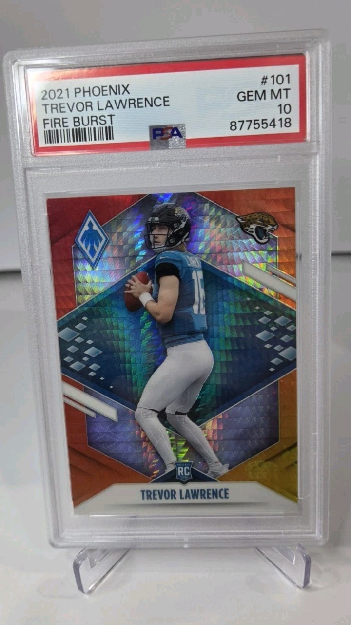 Trevor Lawrence Panini Phoenix #101 Fire Burst