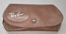Vintage Ray-Ban CASE ONLY Bausch & Lomb Sunglasses Eyeglasses Brown Textured