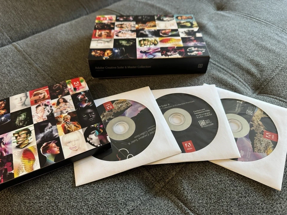 Adobe CS6 Master Collection für Windows Discs und Seriennummer Creative Suite 6 - Bild 3 von 3