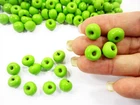Dollhouse Miniature Food Lot 100 Green Apple Fruit Supply WHOLESALE Charms 6878