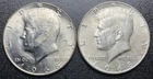New Listing1968-D Kennedy Half Dollar 40% Silver Lot of 2 50C Coins Denver Mint