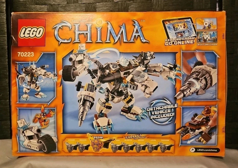 LEGO Legends of Chima Icebite’s Claw Driller (70223) Retired NEW IN BOX SEALED - Image 2 of 4