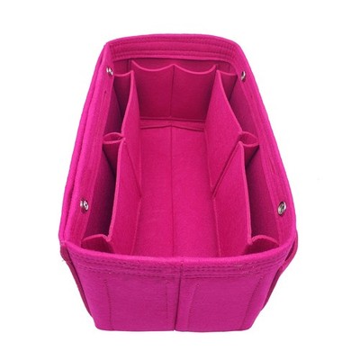 Felt Purse Organizer Insert Multi Pocket Bag In Bag Shaper Tote Handbag