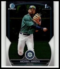 2023 1st Bowman Chrome Michael Arroyo #BCP-63 Mariners RC