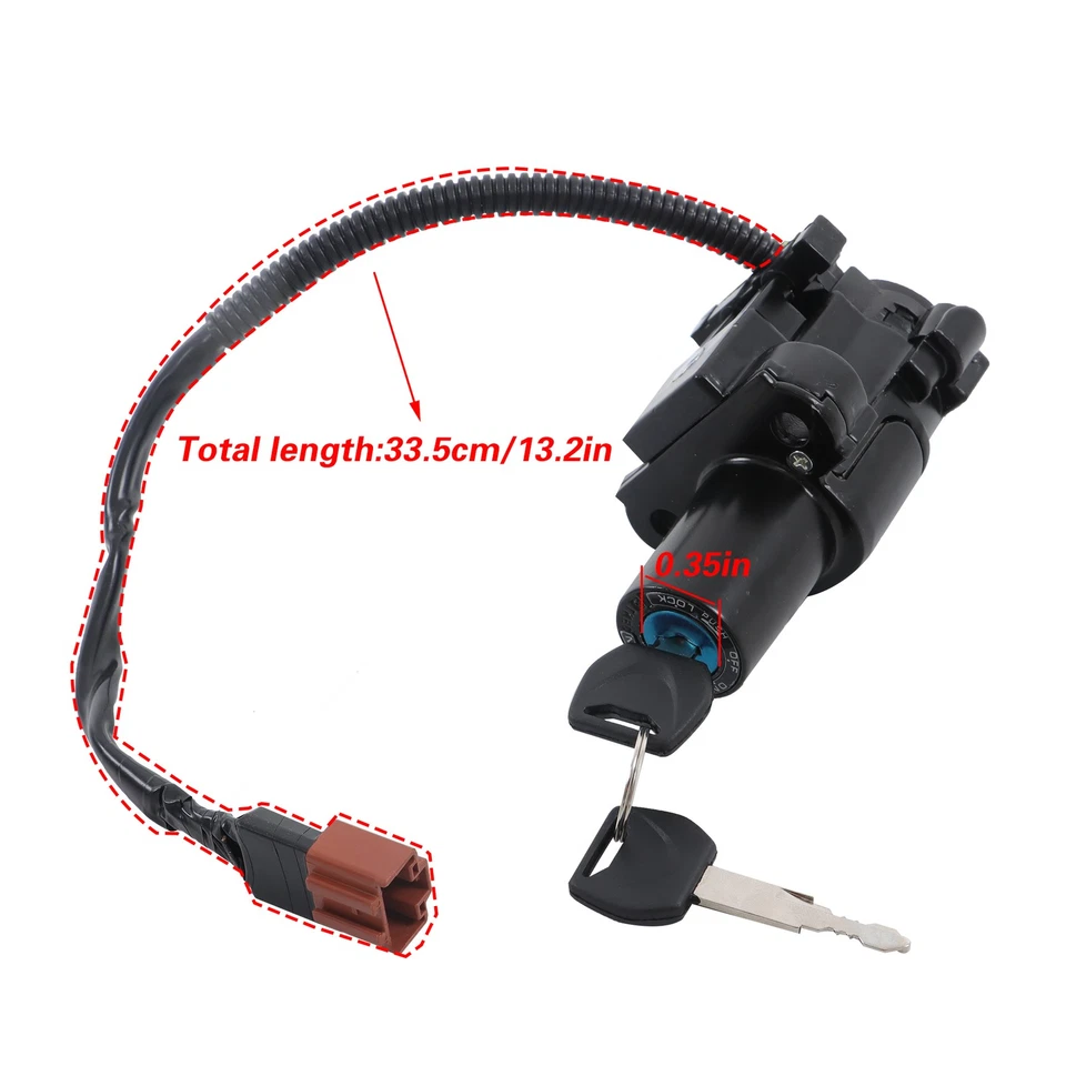 Ignition Switch Lock Fuel Gas Cap Key For Honda 2013-2018 CBR500R CB500F CB500X - Изображение 2 из 4