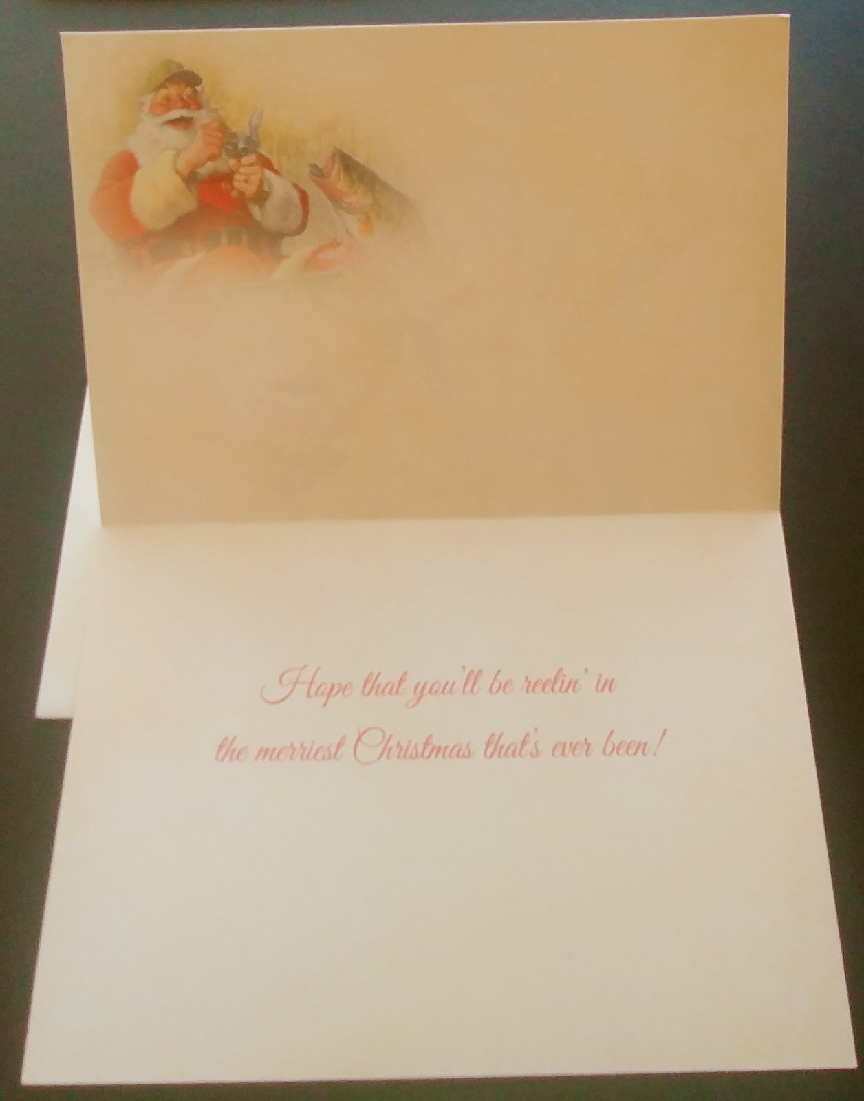 "Moments With Santa" (7) Leanin Tree Christmas, New Yr Cards, With (7) Envelopes