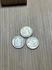 3x Silver Roosevelt Dimes 1952 1959 1962 – 90% Silver – $0.30 FV – Lot