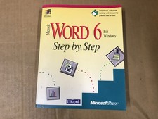 VTG 1993 Microsoft Word 6 For Windows Step By Step Guide Book - MicrosoftPress