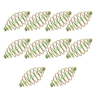 Cage Feeder Bait Cage Terminal Tackle Spring Feeder For Baiting For Fishing