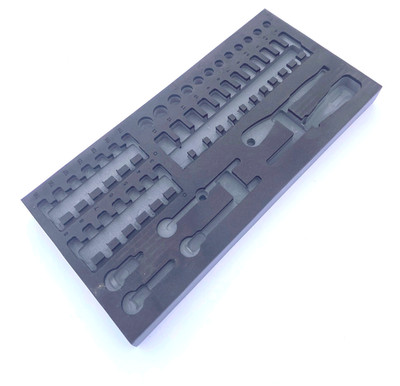 Halfords 1/4'' dr. drive modular tool control EVA foam socket set tray organiser