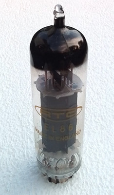 Vintage RTC EL86F 6CW5 Röhre | Mullard Mitcham UK (Code M) | getestet super stark