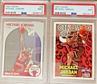 PSA 9 Michael Jordan 2-Card Lot - 1990 & 1997 Hoops