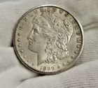 1899 O US Morgan Silver Dollar $1 Nice Originally Toned AU