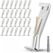 28 Heavy Duty 5 Inch Gutter Brackets with Rust Proof Screws for K Style Gutters