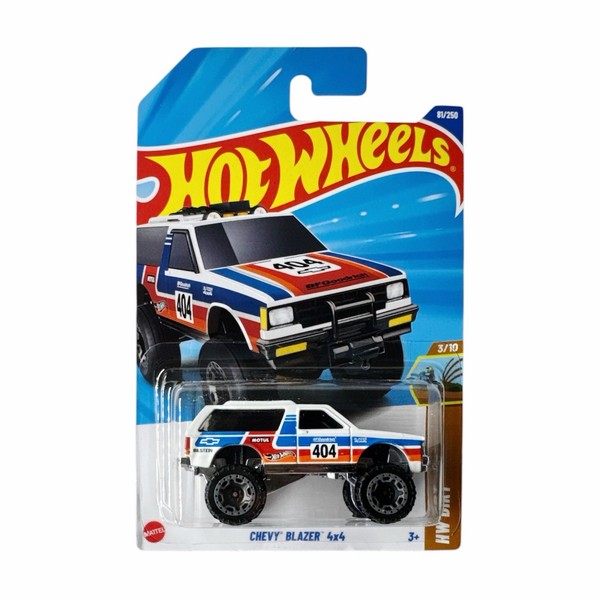 Hot Wheels - Chevy Blazer 4X4 - 81/250 1:64 Auto 2025 - Dirt - Long Card - Neu-image