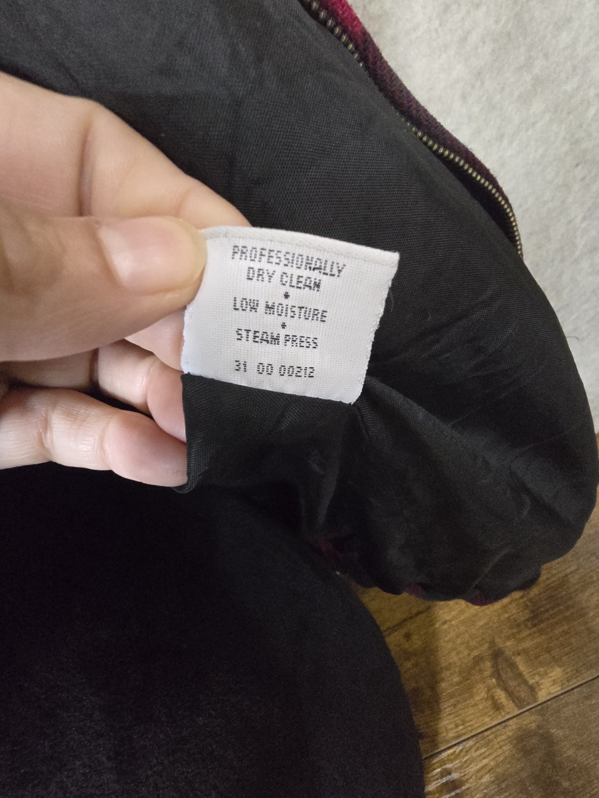 Pendleton 100% Wool Flannel Bomber Jacket Red Bla… - image 11