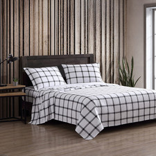 Eddie Bauer - Flannel Sheets Full Size Anti-Pilling Wrinkle Resistant Cotton