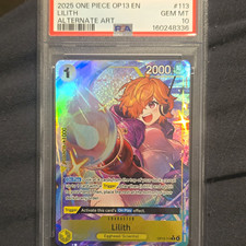 OP13-113 Lilith Alternate Art Carrying On His Will Foil PSA 10 2025 English
