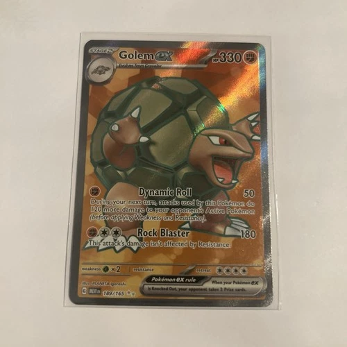 Pokémon TCG Golem ex - 189/165 - SV: Scarlet & Violet 151 (MEW) Near Mint NM