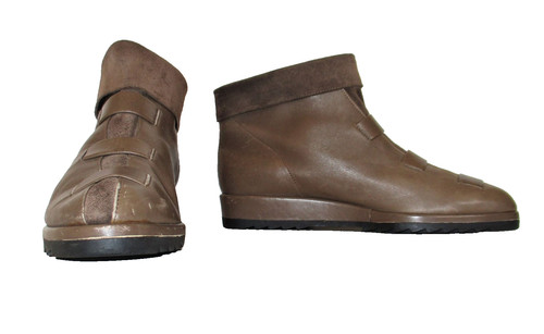 Vintage 90s Charles Jourdan Leather Suede Booties Size 7/7.5M - Image 1