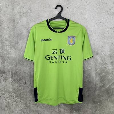 ASTON VILLA 2012 2013 AWAY FOOTBALL SHIRT MACRON TRIKOT GRÖSSE M