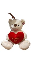 Image of White luxury XXL Plush Teddy Bear Perfect Gift Birthdays & Valentines I LOVE YOU