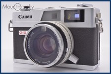 Canonet QL17 G-III Rangefinder Camera with Lens Filter Used From Japan