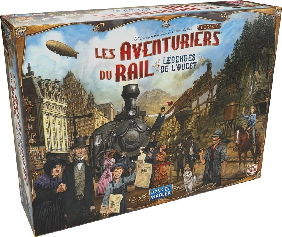 Les Aventuriers du Rail Legacy - Légendes de l'Ouest - Days of Wonder - Photo 1/4