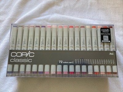 BRAND NEW SEALED Copic Too Classic 72 C Set