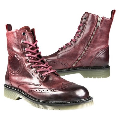 John Doe SIXTY BUDAPEST XTM Damen Stiefel aus Leder - Bordeaux
