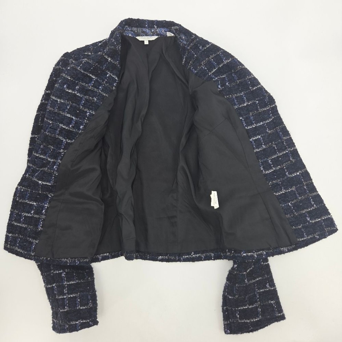 Audrey Talbott Carmel Tweed Jacket Womens Size 6 Wool Work Office Old Money View 4