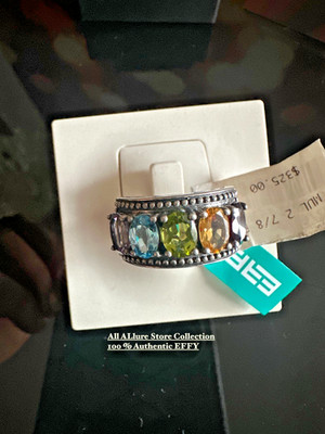 EFFY Collection EFFY  Multi-Edelstein Statement Ring Sterling Gr. 7