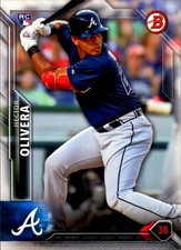 2016 Bowman #126 Hector Olivera RC Atlanta Braves