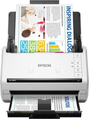 Epson DS-530 II Color Duplex Document Scanner for PC and Mac with Sheet-fed ADF