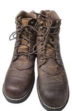 Ariat ATS Boots Womens Size 10 B Brown Leather Lace Up Ankle Booties