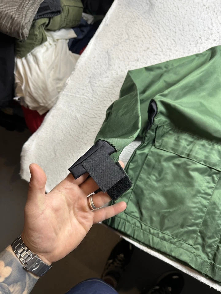 Chaqueta de vadeo vintage Deadstock para hombre Orvis pesca con mosca años 70 EE. UU. verde al aire libre Foto 3 de 4