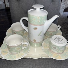 Country Garden Coffee Tea Set for 4