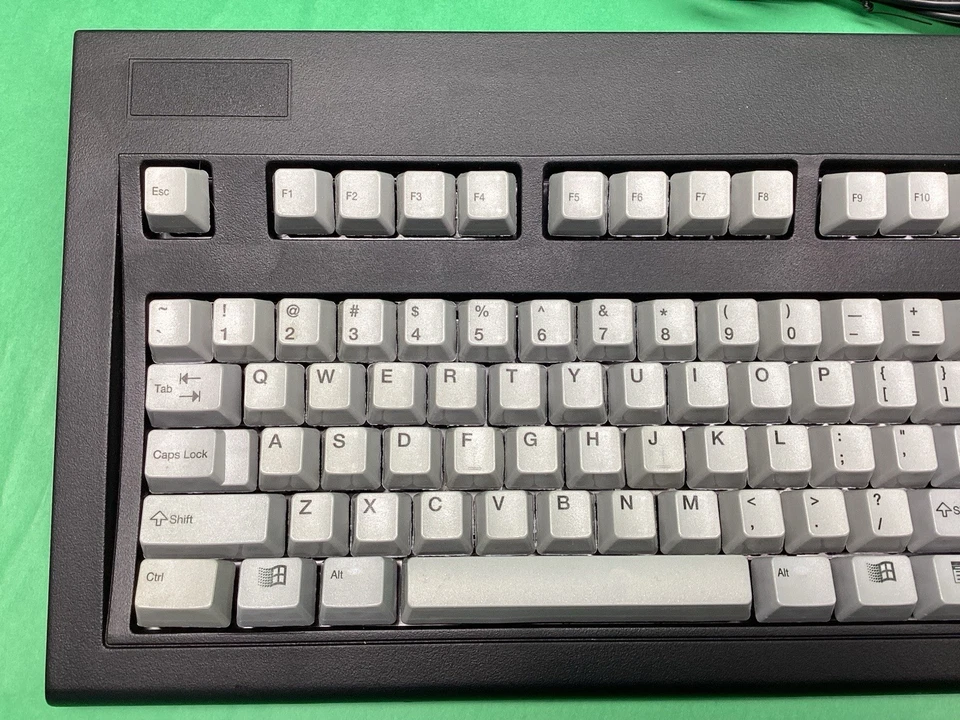 Unicomp USB Model M Keyboard 2006 2-Piece Keys Black & Gray Windows Key WORKS! - Image 2 of 4