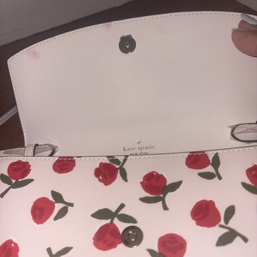 Kate Spade/Dana/Small Flap Crossbody Bag/Red Roses/Neu/ohne Etikett - Bild 7 von 8